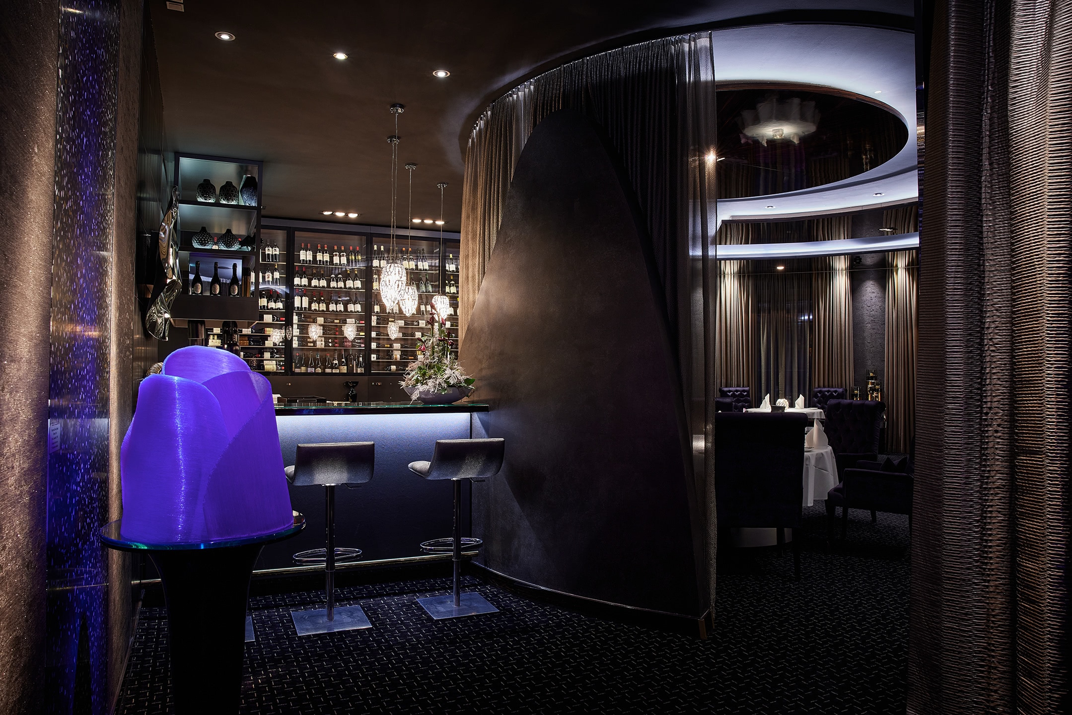 Architektur Aufnahme im Restaurant Ammolite
