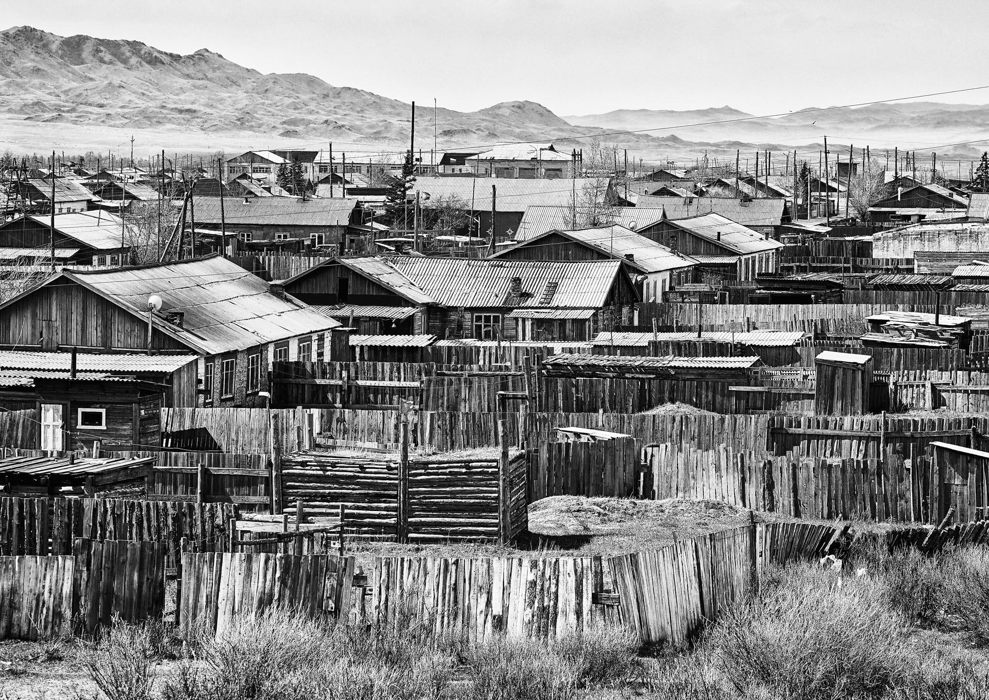Dorf in Tuwa Sibirien