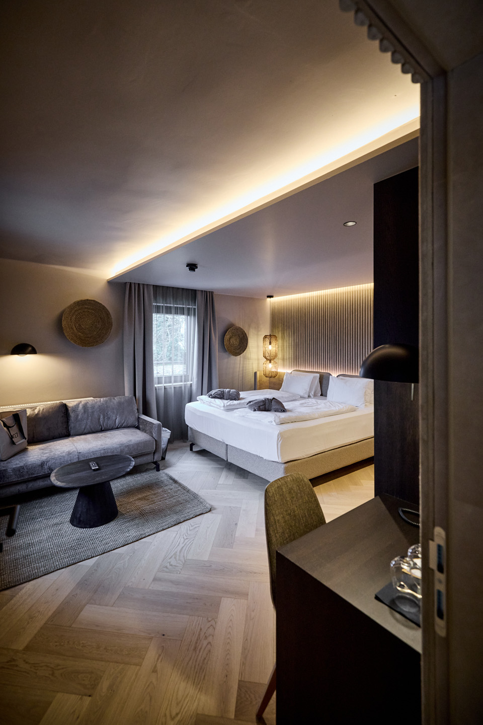 Hotelzimmer, Architekturaufnahmen Hotel Gerl in Salzburg Wals