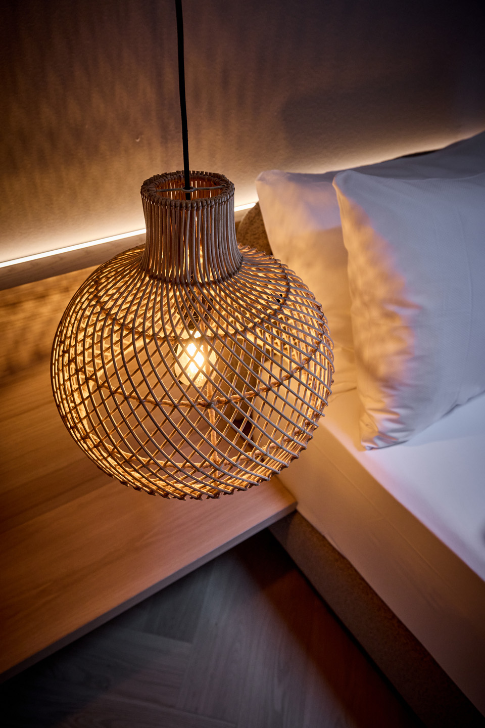 Lampe, Architekturaufnahmen Hotel Gerl in Salzburg Wals