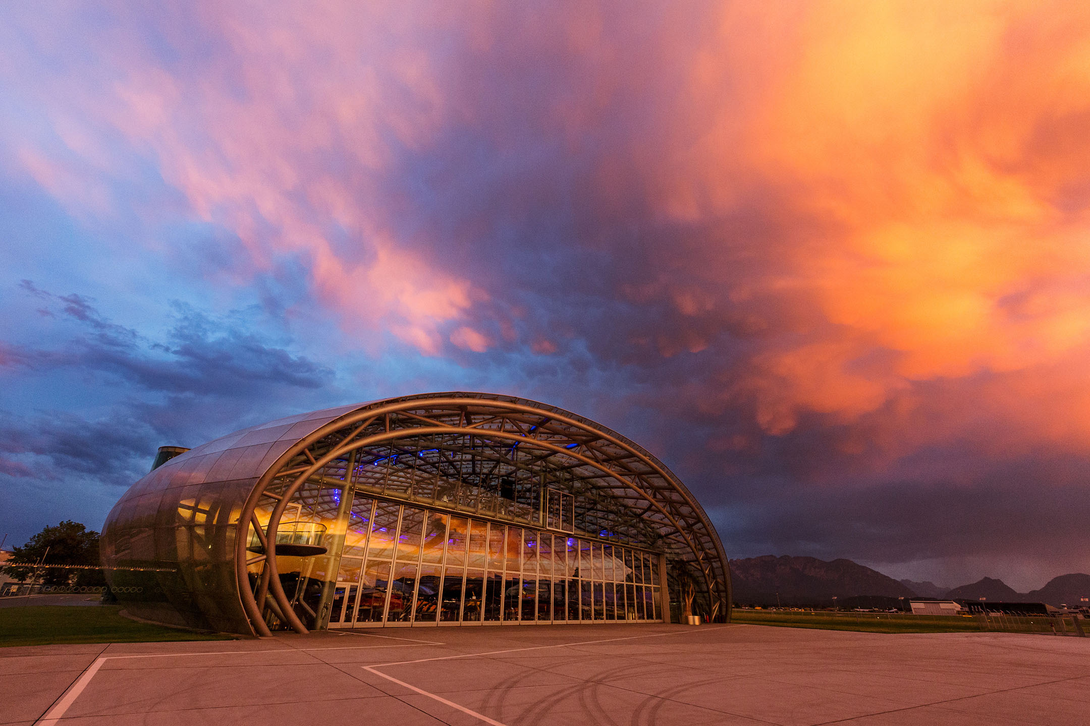 Hangar 7 Architekturaufnahme
