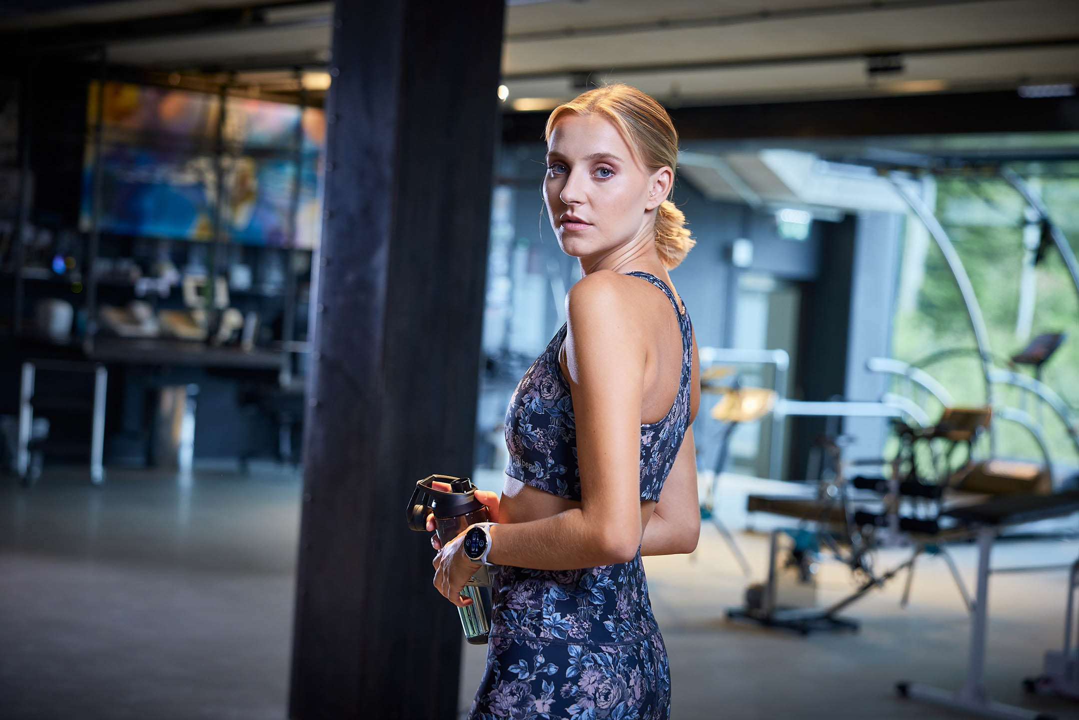 Frau in Sportkleidung