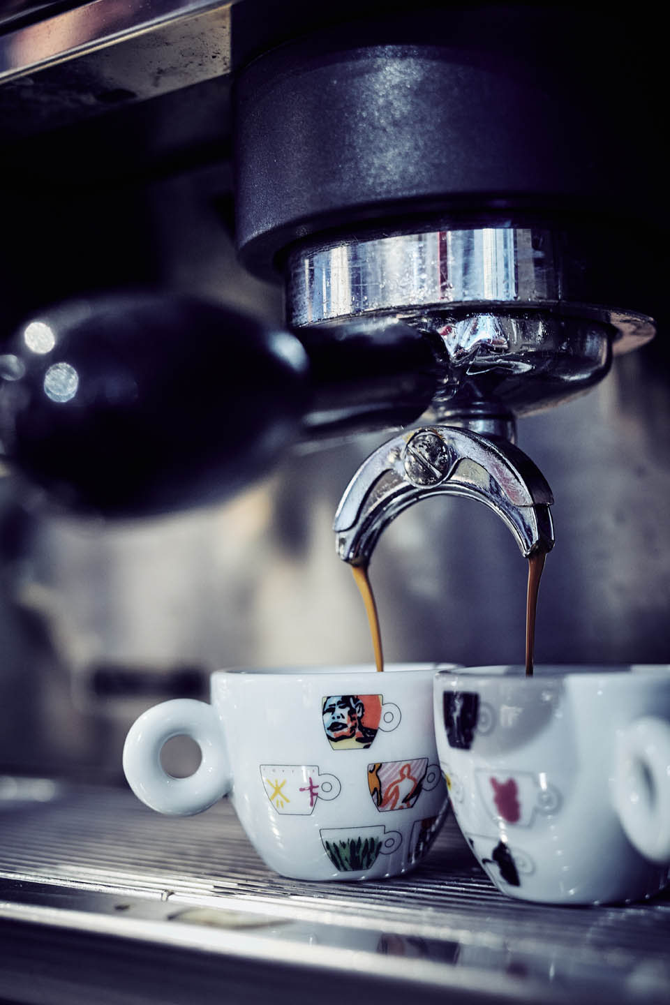 Kaffeemaschine im Rieger Weinloft