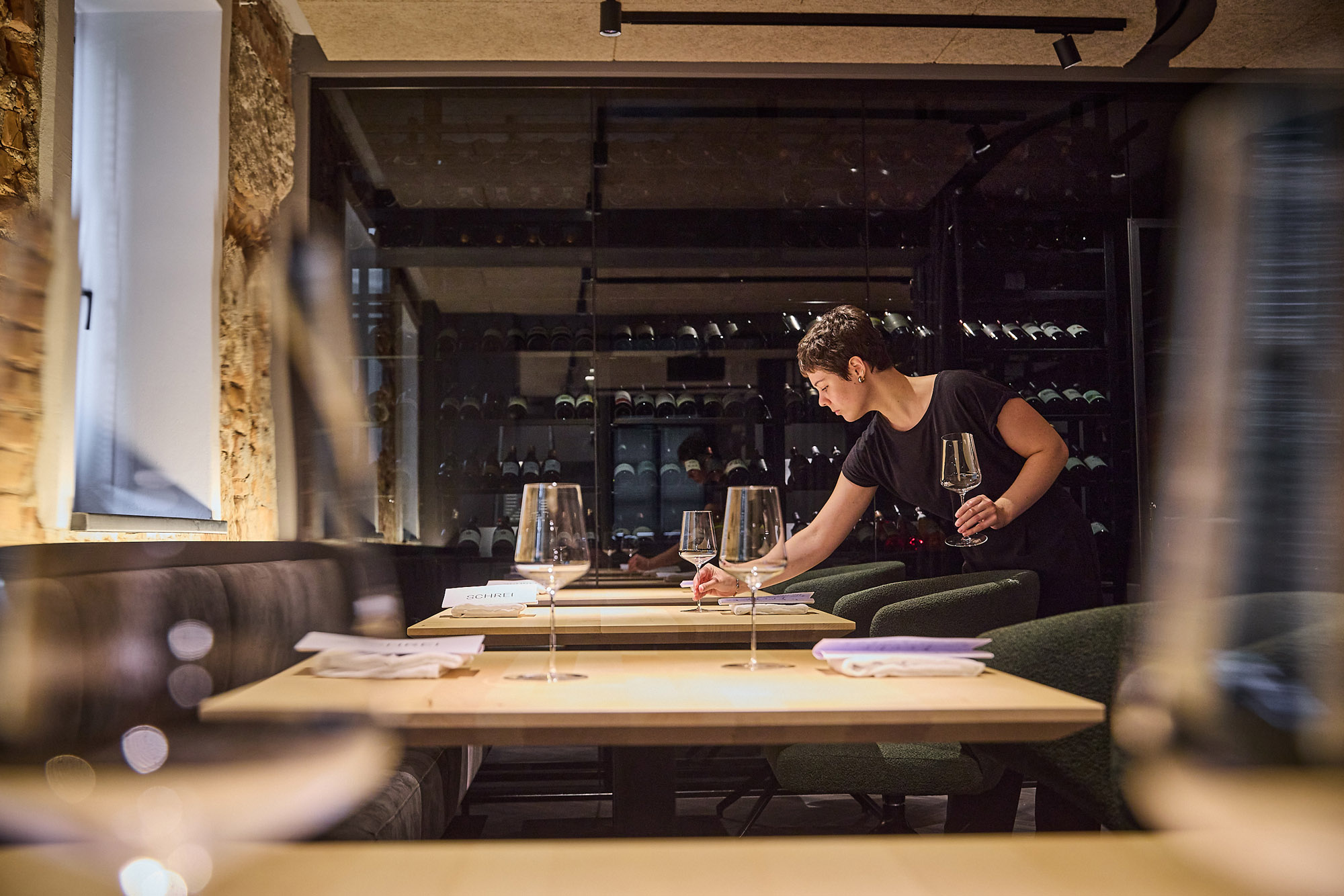Innenarchitektur Aufnahmen Restaurant Das Schrei in Salzburg