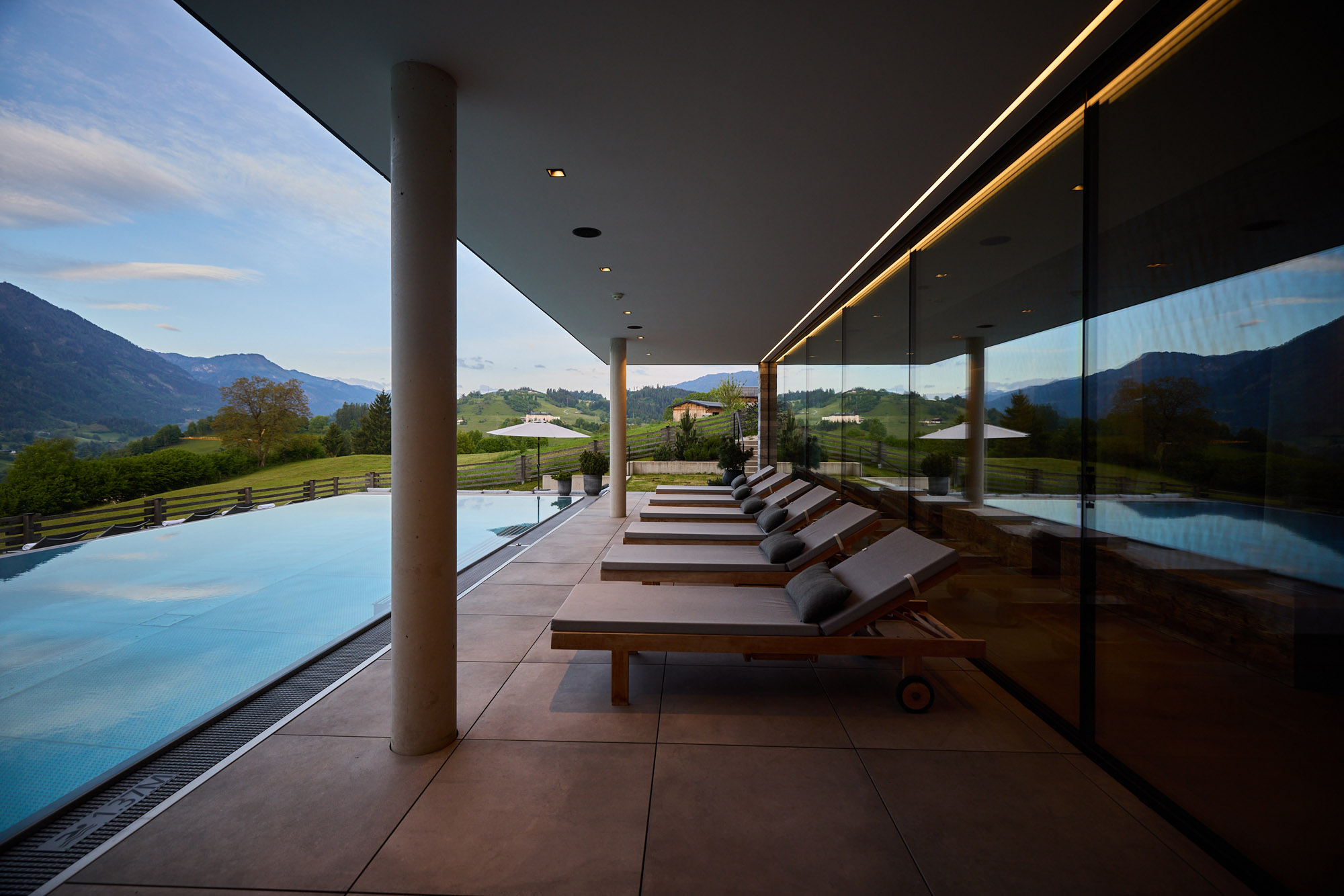 Architektur Aufnahme im Hotel Gerl, Bar