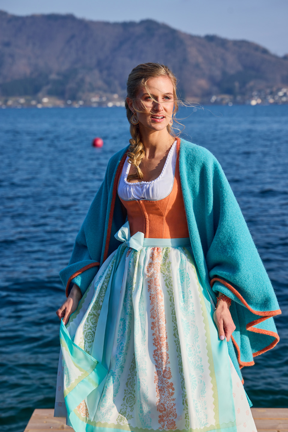 Fashion Shooting für Susanne Spatt Trachtenmode, Frühlingskollektion,